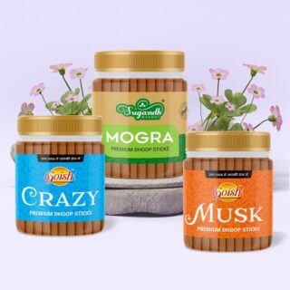 Sugandh Bharat & Goish Small Jar Dhoop Sticks